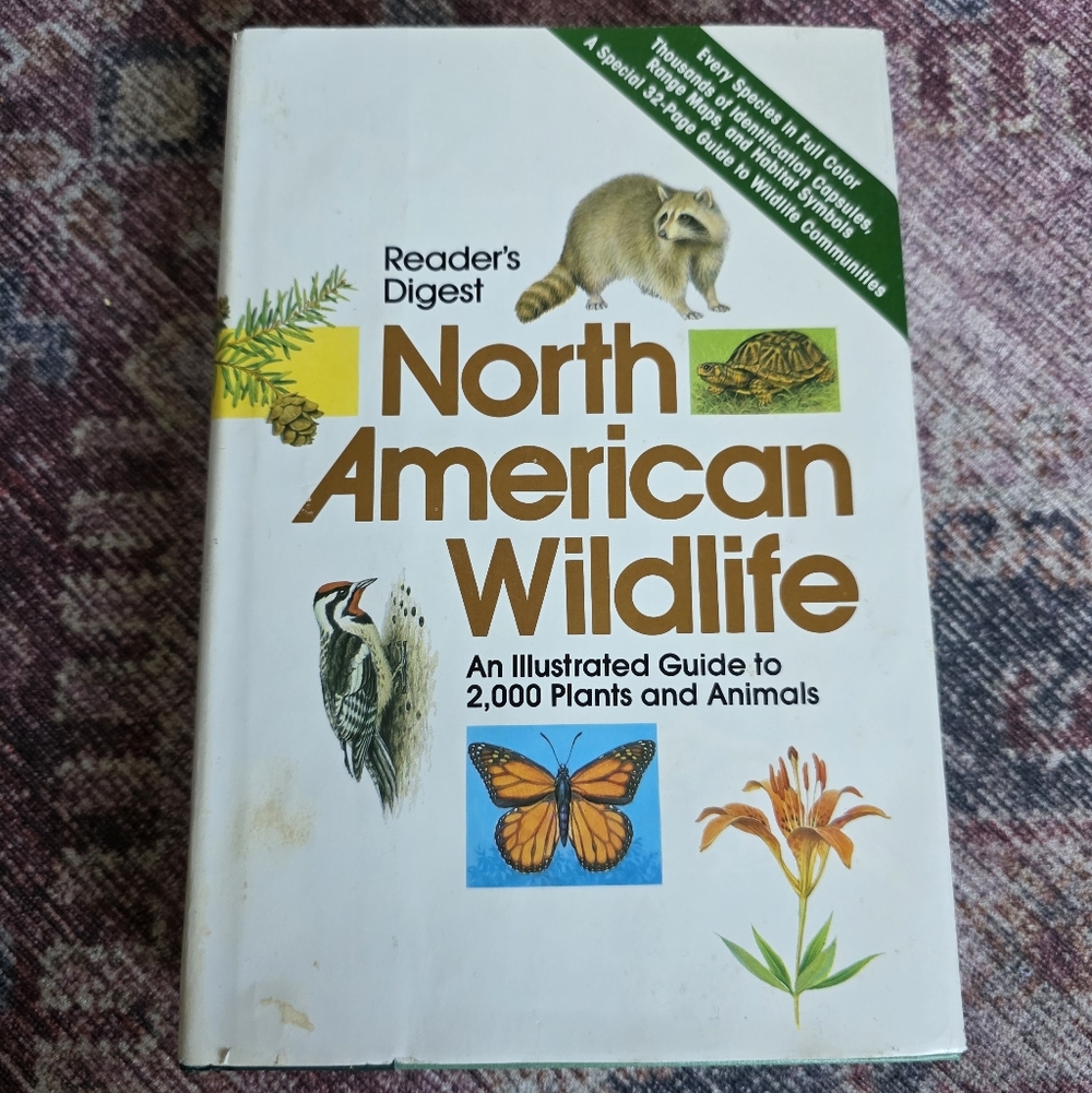 Readers Digest North American Wildlife 1982  Hardcover DJ Homeschool Education